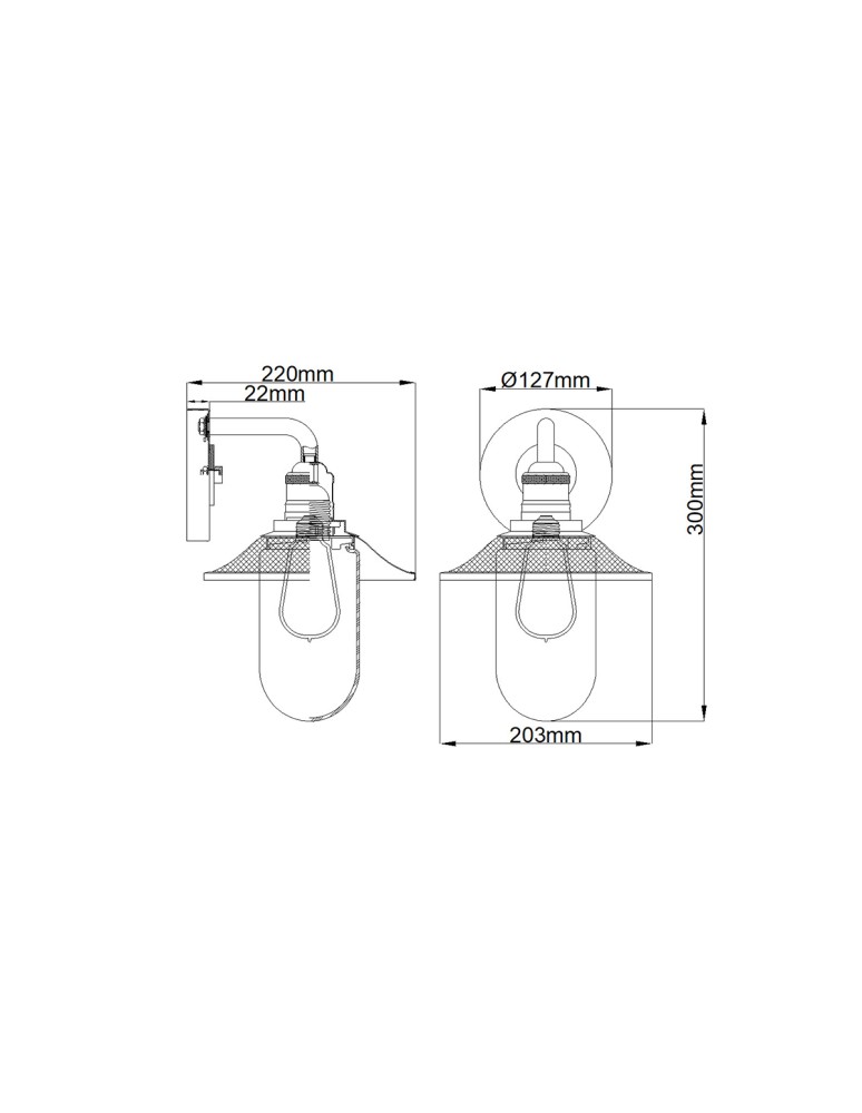 Bathroom wall lamps - Quintiesse Rigby wall lamp - 1 light source - Polished chrome IP44 Elstead Lighting QN-RIGBY1-BATH-PC - product kolory-swiatla.pl 6