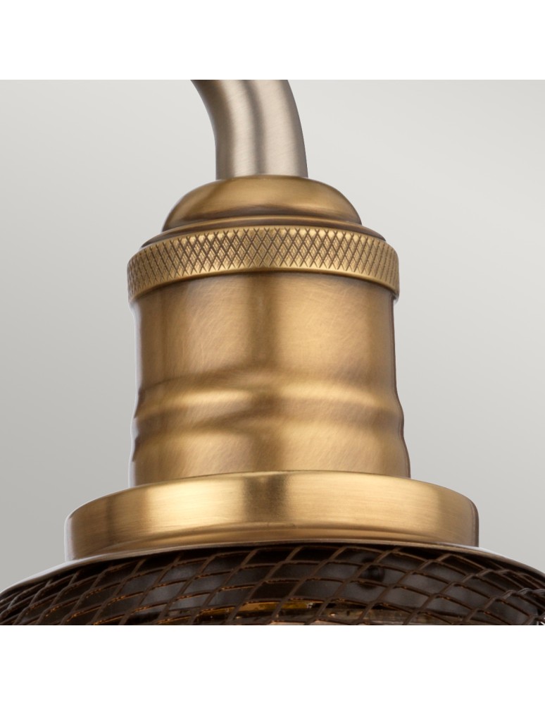 Bathroom wall lamps - Quintiesse Rigby wall lamp - 2 light sources - Antique nickel / Old brass IP44 Elstead Lighting QN-RIGBY2-BATH-AN - product kolory-swiatla.pl 4