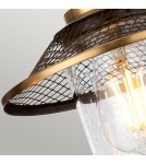 Bathroom wall lamps - Quintiesse Rigby wall lamp - 2 light sources - Antique nickel / Old brass IP44 Elstead Lighting QN-RIGBY2-BATH-AN - product 5