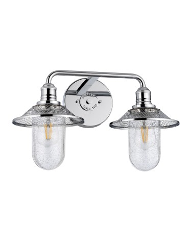 Quintiesse Kinkiet Rigby - 2 źródła światła - Polerowany chrom IP44 Elstead Lighting QN-RIGBY2-BATH-PC - produkt 2