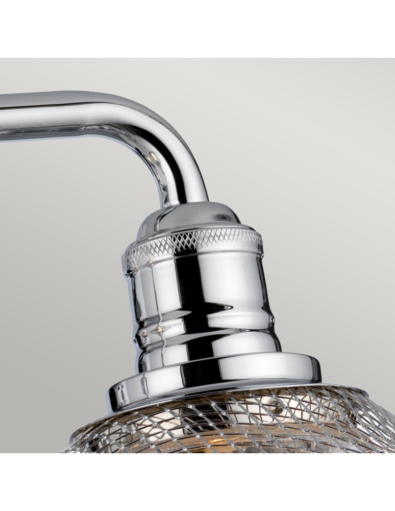 Bathroom wall lamps - Quintiesse Rigby wall lamp - 2 light sources - Polished chrome IP44 Elstead Lighting QN-RIGBY2-BATH-PC - product kolory-swiatla.pl 4