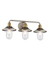 Quintiesse Rigby wall lamp - 3 light sources - Antique nickel / Old brass IP44 Elstead Lighting QN-RIGBY3-BATH-AN