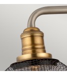 Bathroom wall lamps - Quintiesse Rigby wall lamp - 3 light sources - Antique nickel / Old brass IP44 Elstead Lighting QN-RIGBY3-BATH-AN - product 3