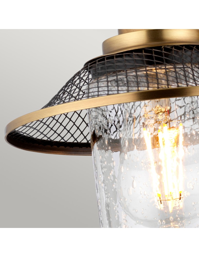 Bathroom wall lamps - Quintiesse Rigby wall lamp - 3 light sources - Antique nickel / Old brass IP44 Elstead Lighting QN-RIGBY3-BATH-AN - product kolory-swiatla.pl 4