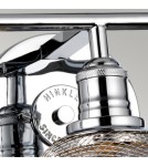 Bathroom wall lamps - Quintiesse Rigby wall lamp - 3 light sources - Polished chrome IP44 Elstead Lighting QN-RIGBY3-BATH-PC - product 3