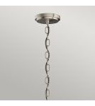 Quintiesse Lampa wisząca / Półplafon Roux - 3 źródła światła - Szczotkowany nikiel Elstead Lighting QN-ROUX3-BN