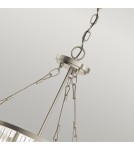 Quintiesse Lampa wisząca / Półplafon Roux - 3 źródła światła - Szczotkowany nikiel Elstead Lighting QN-ROUX3-BN