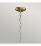 Quintiesse Lampa wisząca / Półplafon Roux - 3 źródła światła - Naturalny mosiądz Elstead Lighting QN-ROUX3-NBR