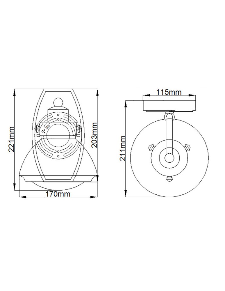 Bathroom wall lamps - Quintiesse Scholar wall lamp - 1 light source IP44 Elstead Lighting QN-SCHOLAR1 - product kolory-swiatla.pl 6