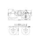 Bathroom wall lamps - Quintiesse Scholar wall lamp - 2 light sources IP44 Elstead Lighting QN-SCHOLAR2 - product 6