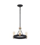 Rustic pendant lamps - Quintiesse Silas pendant lamp / semi-flame - 3 light sources Elstead Lighting QN-SILAS-3P-DZ - product 4