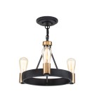 Quintiesse Lampa wisząca / Półplafon Silas - 3 źródła światła Elstead Lighting QN-SILAS-3P-DZ