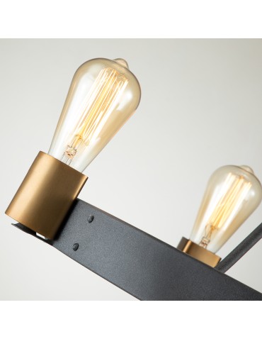 Quintiesse Silas pendant lamp / semi-flame - 4 light sources Elstead Lighting QN-SILAS-4P-DZ - product 2