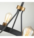 Quintiesse Lampa wisząca / Półplafon Silas - 4 źródła światła Elstead Lighting QN-SILAS-4P-DZ