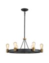 Quintiesse Lampa wisząca / Półplafon Silas - 6 źródeł światła Elstead Lighting QN-SILAS-6P-DZ
