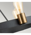 Rustic pendant lamps - Quintiesse Silas Pendant Lamp / Semi-Plafond - 6 light sources Elstead Lighting QN-SILAS-6P-DZ - product 5