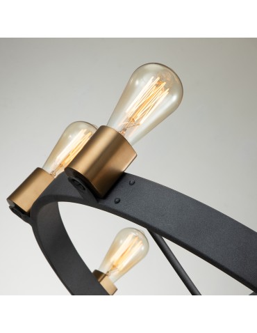 Quintiesse Lampa wisząca / Półplafon Silas - 8 źródeł światła Elstead Lighting QN-SILAS-8P-DZ - produkt 2