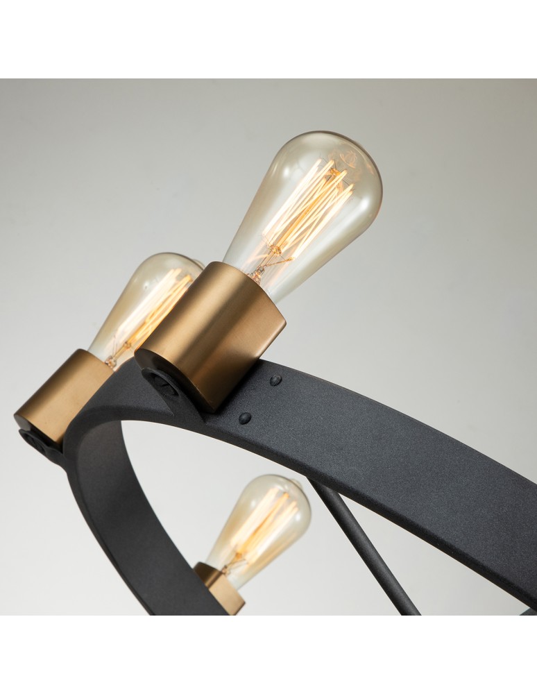 Quintiesse Lampa wisząca / Półplafon Silas - 8 źródeł światła Elstead Lighting QN-SILAS-8P-DZ