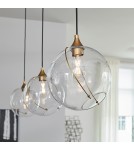 Pendant lamps spheres - Quintiesse Skye pendant lamp - 1 light source Elstead Lighting QN-SKYE-1P - product 2