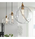 Pendant lamps spheres - Quintiesse Skye pendant lamp - 1 light source Elstead Lighting QN-SKYE-1P - product 3