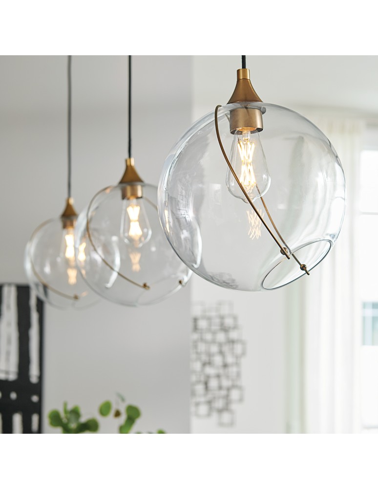 Pendant lamps spheres - Quintiesse Skye pendant lamp - 1 light source Elstead Lighting QN-SKYE-1P - product kolory-swiatla.pl 3