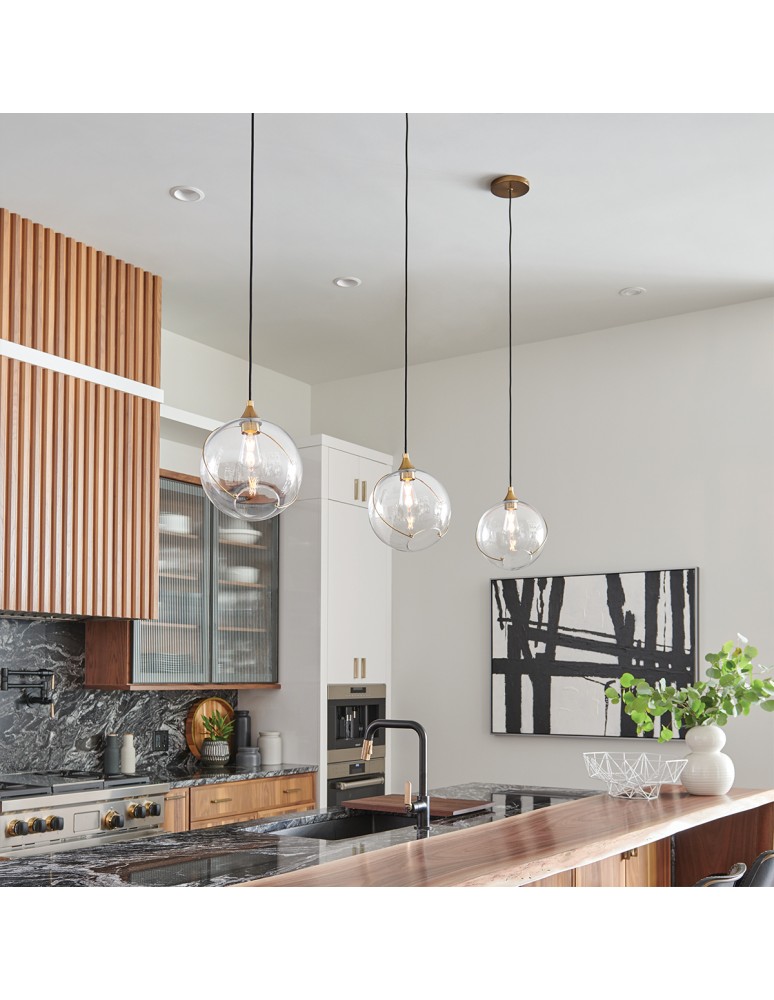 Pendant lamps spheres - Quintiesse Skye pendant lamp - 1 light source Elstead Lighting QN-SKYE-1P - product kolory-swiatla.pl 4