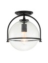 Quintiesse Somerset Plafond - 1 light source - Black Elstead Lighting QN-SOMERSET-F-C-BK