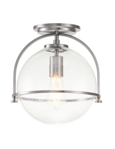 Quintiesse Somerset Plafond - 1 light source - Brushed Nickel Elstead Lighting QN-SOMERSET-F-C-BN
