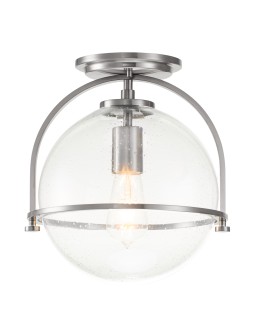Quintiesse Somerset Plafond - 1 light source - Brushed Nickel Elstead Lighting QN-SOMERSET-F-C-BN