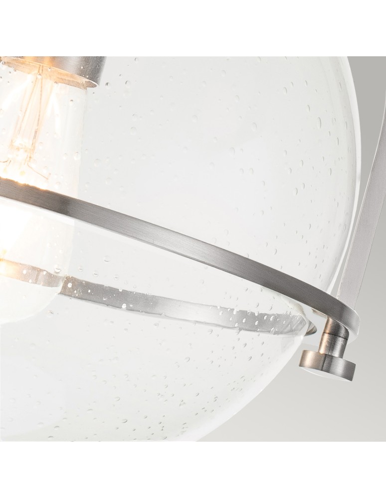 Retro ceiling lamps - Quintiesse Somerset Plafond - 1 light source - Brushed Nickel Elstead Lighting QN-SOMERSET-F-C-BN - product kolory-swiatla.pl 3