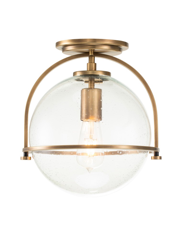 Retro ceiling lamps - Quintiesse Somerset Plafond - 1 light source - Old brass Elstead Lighting QN-SOMERSET-F-C-HB - product kolory-swiatla.pl 1
