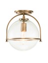 Quintiesse Somerset Plafond - 1 light source - Old brass Elstead Lighting QN-SOMERSET-F-C-HB
