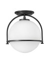 Quintiesse Somerset Plafond - 1 light source - Black Elstead Lighting QN-SOMERSET-F-O-BK