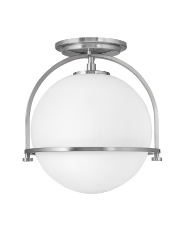 Quintiesse Somerset Plafond - 1 light source - Brushed Nickel Elstead Lighting QN-SOMERSET-F-O-BN