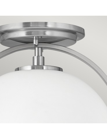 Quintiesse Plafon Somerset - 1 źródło światło - Szczotkowany nikiel Elstead Lighting QN-SOMERSET-F-O-BN - produkt 2