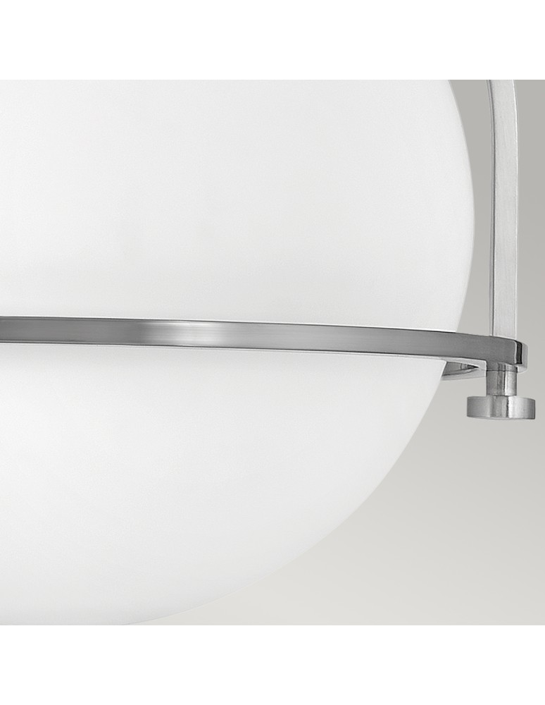 Retro ceiling lamps - Quintiesse Somerset Plafond - 1 light source - Brushed Nickel Elstead Lighting QN-SOMERSET-F-O-BN - product kolory-swiatla.pl 4