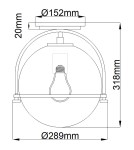 Retro ceiling lamps - Quintiesse Somerset Plafond - 1 light source - Brushed Nickel Elstead Lighting QN-SOMERSET-F-O-BN - product 5