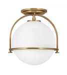Retro ceiling lamps - Quintiesse Plafond Somerset - 1 light source - Old brass Elstead Lighting QN-SOMERSET-F-O-HB - product 1