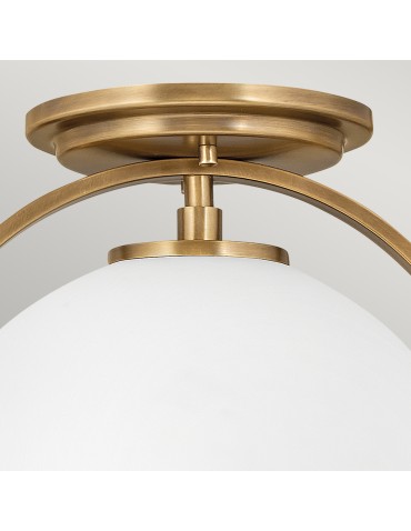 Quintiesse Plafon Somerset - 1 źródło światło - Stary mosiądz Elstead Lighting QN-SOMERSET-F-O-HB - produkt 2