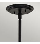 Pendant lamps - Quintiesse Somerset medium pendant lamp - 1 light source - Black Elstead Lighting QN-SOMERSET-P-C-BK - product 2