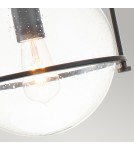 Pendant lamps - Quintiesse Somerset medium pendant lamp - 1 light source - Black Elstead Lighting QN-SOMERSET-P-C-BK - product 4