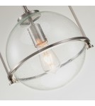 Pendant lamps - Quintiesse Somerset medium pendant lamp - 1 light source - Brushed nickel Elstead Lighting QN-SOMERSET-P-C-BN - product 2