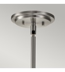 Pendant lamps - Quintiesse Somerset medium pendant lamp - 1 light source - Brushed nickel Elstead Lighting QN-SOMERSET-P-C-BN - product 3