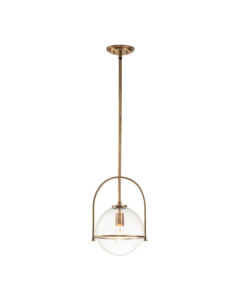 Pendant lamps - Quintiesse Somerset medium pendant lamp - 1 light source - Old brass Elstead Lighting QN-SOMERSET-P-C-HB - product kolory-swiatla.pl 1