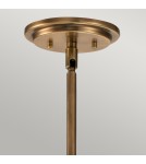 Pendant lamps - Quintiesse Somerset medium pendant lamp - 1 light source - Old brass Elstead Lighting QN-SOMERSET-P-C-HB - product 2