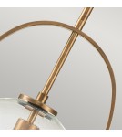 Quintiesse Średnia lampa wisząca Somerset - 1 źródło światła - Stary mosiądz Elstead Lighting QN-SOMERSET-P-C-HB