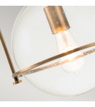 Quintiesse Średnia lampa wisząca Somerset - 1 źródło światła - Stary mosiądz Elstead Lighting QN-SOMERSET-P-C-HB