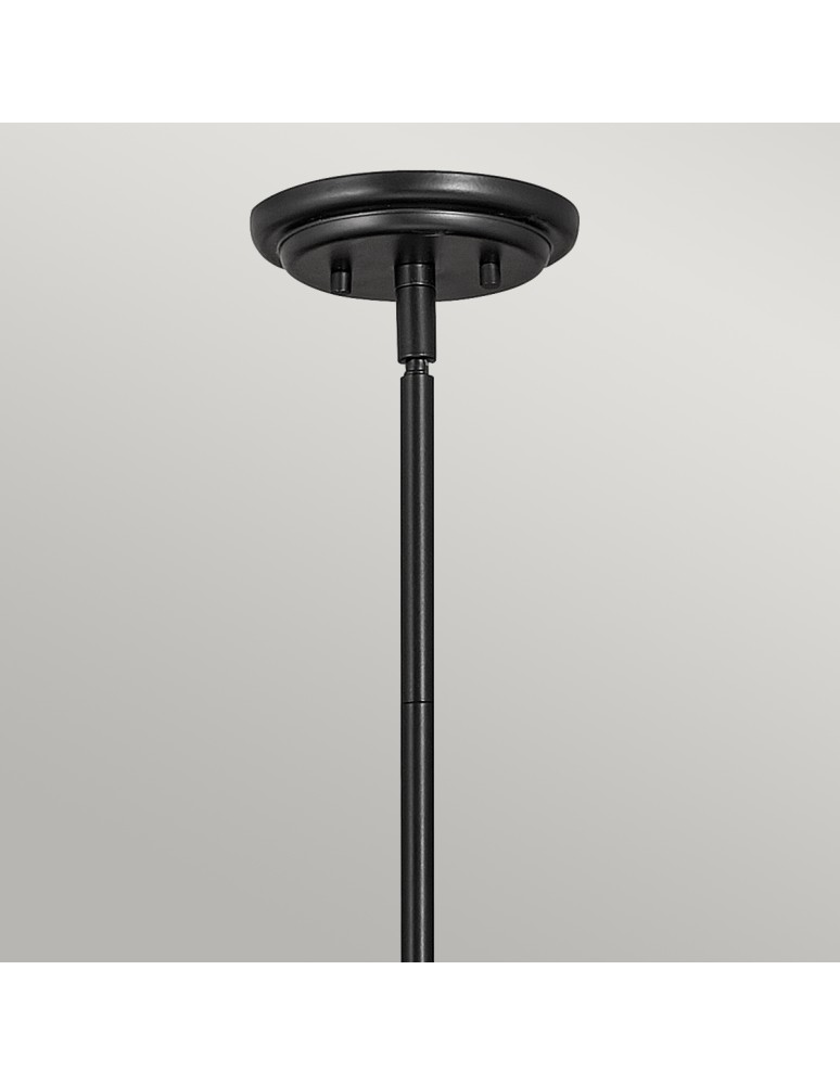 Quintiesse Średnia lampa wisząca Somerset - 1 źródło światła - Czarna Elstead Lighting QN-SOMERSET-P-O-BK