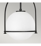 Pendant lamps - Quintiesse Somerset medium pendant lamp - 1 light source - Black Elstead Lighting QN-SOMERSET-P-O-BK - product 4