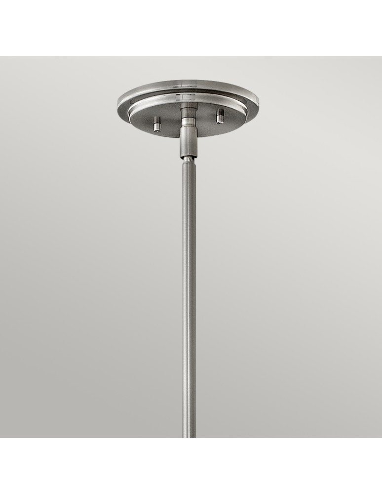 Quintiesse Średnia lampa wisząca Somerset - 1 źródło światła - Szczotkowany nikiel Elstead Lighting QN-SOMERSET-P-O-BN